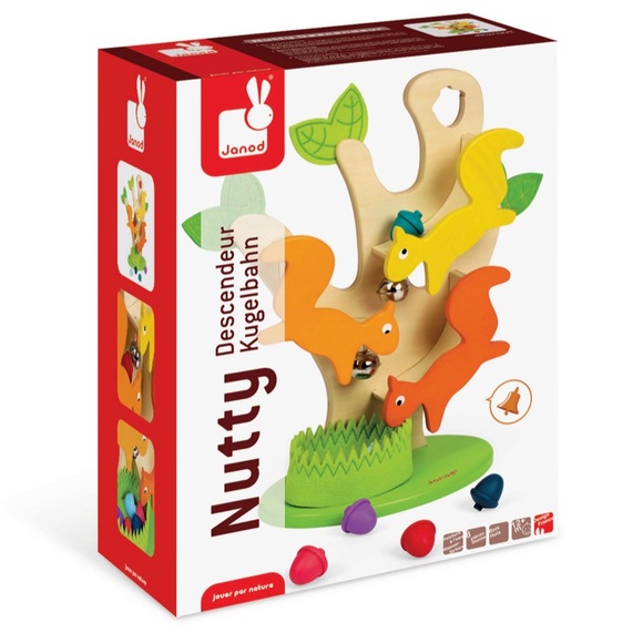 Janod Nutty Ball Track Toy For Toddlers And Kids Learning Activity Toy - Picture 3 of 3